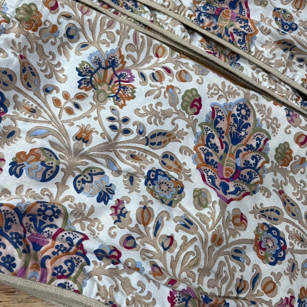 Chaps Marrakesh King Size Pillow Shams Set of 2 Multi Color Floral‎ Paisley